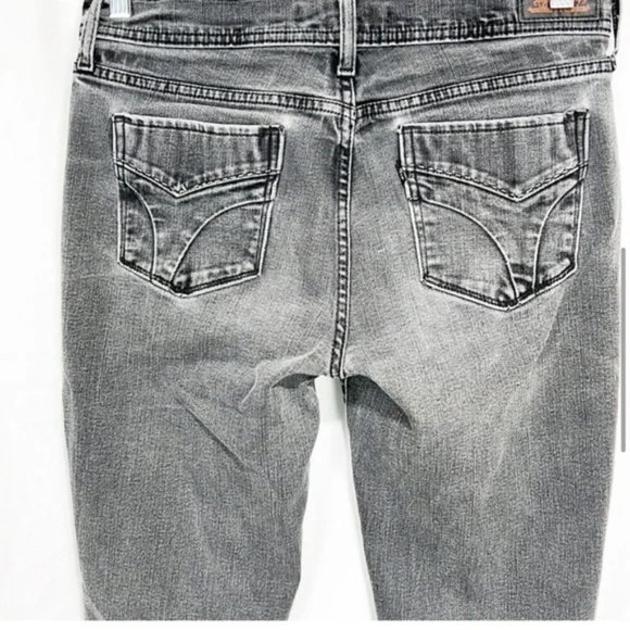 Levi’s Black/Gray 505 Straight Jeans 14 (Size 32) - Picture 6 of 11